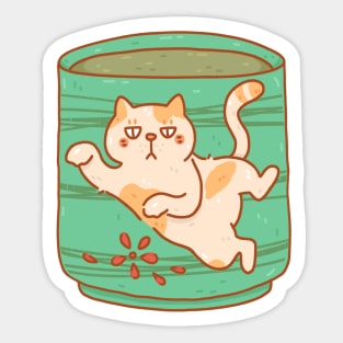 Matcha Cat Sticker